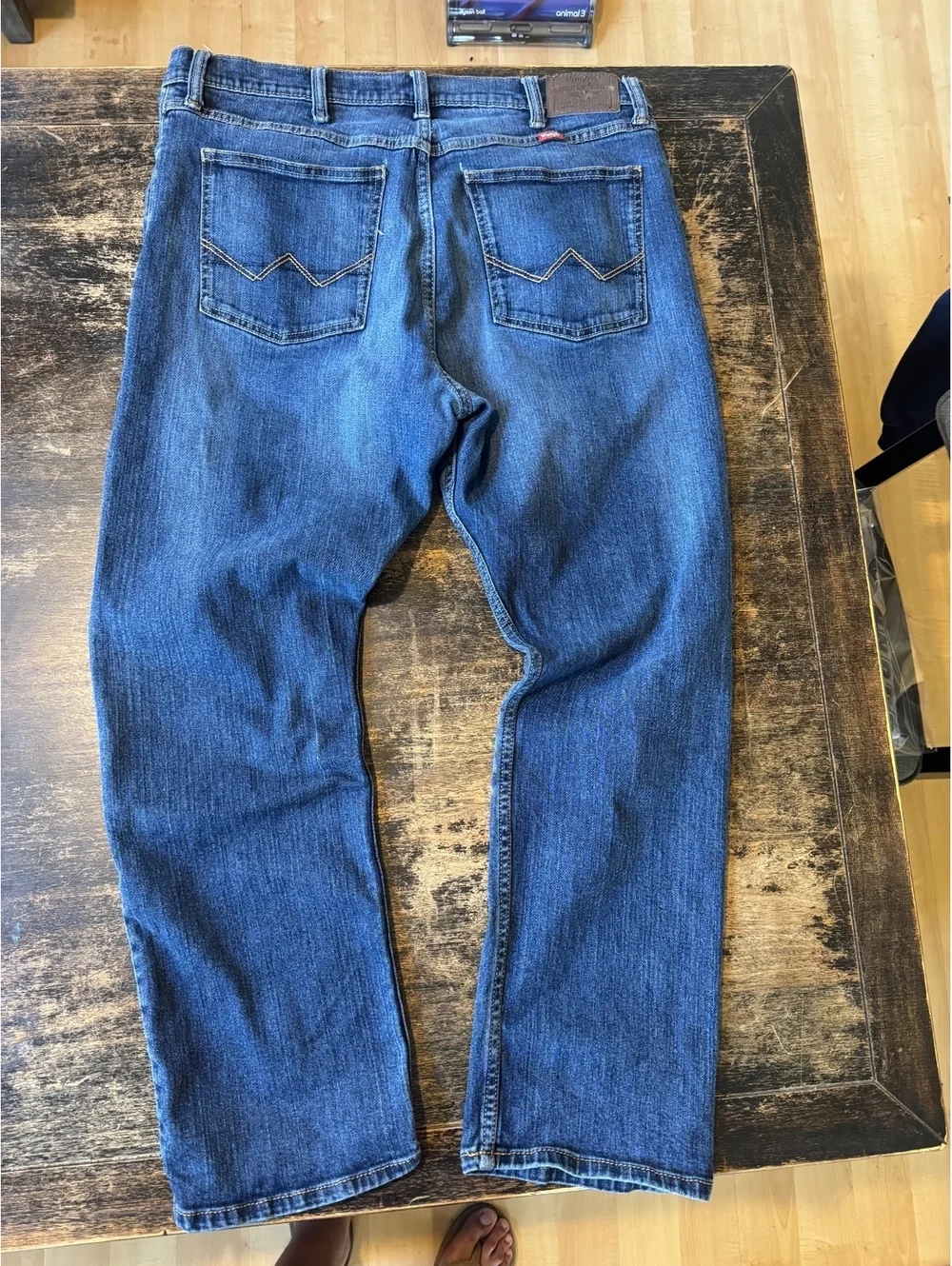 Cotton denim jeans, Wrangler Premium Relaxed Fit(0069)
